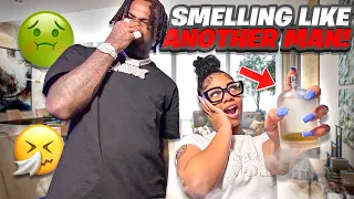 SMELLING LIKE ANOTHER MAN PRANK  | * bad idea**