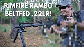 Full Auto Beltfed .22LR Machine Gun!