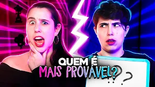 A TRETA ENTRE IRMÃS! QUEM É MAIS PROVÁVEL? Ft Jessica Ballut