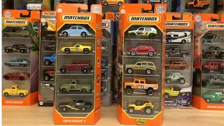 Matchbox 5 Pack 2021 (Unboxing) Coffee Cruisers II and Off Road Rally