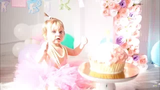 Cake Smash Первый Тортик | Первый День Рождения Фотосессия | 1 Годик Детская Видеосъемка