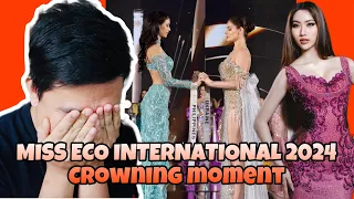 ATEBANG REACTION | MISS ECO INTERNATIONAL 2024 CROWNING MOMENT #missecointernast