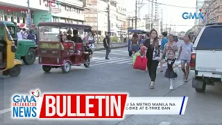 PBBM, inutusan ang MMDA at mga LGU sa Metro Manila na itigil muna... | GMA Integrated News Bulletin