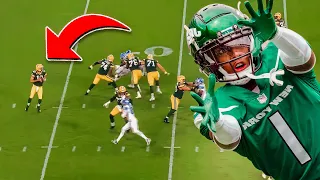 Sauce Gardner Reacts To Aaron Rodgers Highlights