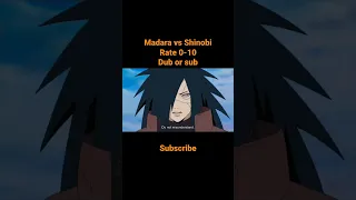 Madara vs Shinobi Alliance ||| #madara #naruto #shorts #anime