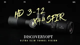 Worth Value Riflescope Under $249.99 HD 3-12X44SFIR  FFP from Discoveryopt Optics