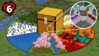 I Built Every BIOME to Sort EVERY ITEM  in Minecraft Hardcore...
