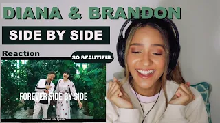 Diana Ankudinova & Brandon Stone - Side By Side (Official music video) | REACTION!!