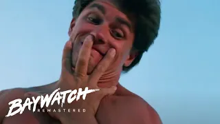 LIFEGUARD FIGHTS TO SAVE A MANS LIFE! Baywatch Remastered