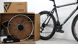 Pimp My BIKE !? Upgrade 350w Electric Motor On BIKE ! 42km/h ⚡ YOSE Power