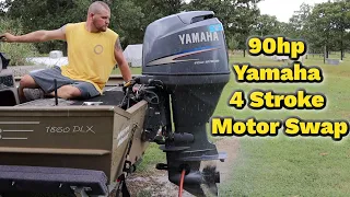 Yamaha Outboard Motor Swap G3 Boat | The Need For Speed