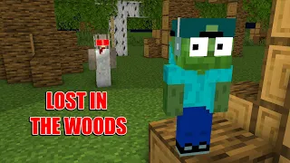 ZOMBIE LOST IN THE WOODS - Minecraft Animation