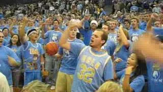 "Frisbee Cheer" students (The Den) @ UCLA Bruins Basketball