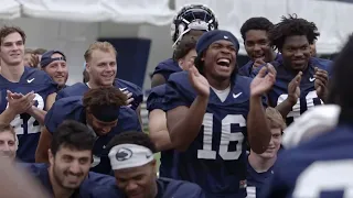 The moment when Chad Powers aka Eli Manning awarded a Penn State walk-on a scholarship