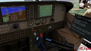 X-Plane 12.1.0b4 VR Bigscreen Beyond With Audio Strap Index Controllers Exploring Total Mexico
