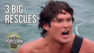 3 MAJOR Lifeguard Rescues & Scary Moments On Baywatch