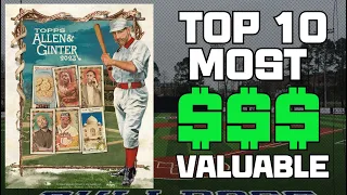 TOP 10 MOST VALUABLE CARDS IN 2023 TOPPS ALLEN & GINTER