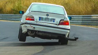 FLYING Cars on the NURBURGRING! *INSANE DRIVERS* Nordschleife Touristenfahrten