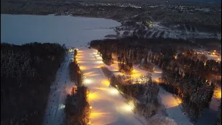 Горнолыжка «Красное озеро» в Коробицыно, СПб