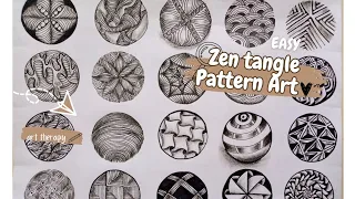 zentangle art | pattern art| doodles art ✨