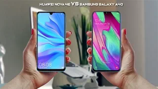 HUAWEI Nova 4e Vs Samsung Galaxy A40 Smartphones Comparison