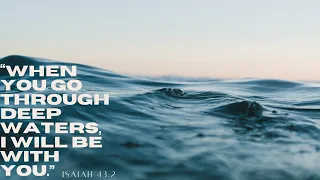 Ocean sound for studying | Isaiah 43:2 | Sounds of Selah