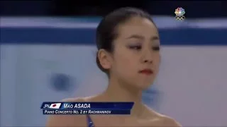 MAO ASADA Sochi Olympic 2014 FS (NBC)
