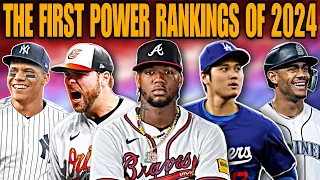 The FIRST MLB Power Rankings of 2024