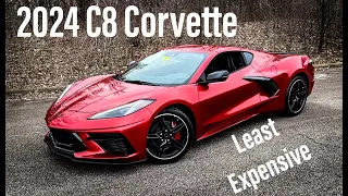 2024 Corvette C8 - LEAST EXPENSIVE C8 - Review and Walk Around