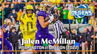 Washington WR Jalen McMillan vs Oregon 2022 - Dynasty Degens