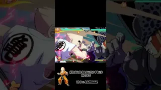 Krillin Rejump + Reset = 100% Damage #shorts (DBFZ)