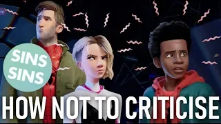 How Not To Criticise Spider-Man Into The Spider-Verse