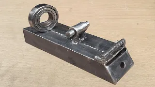 Very few people know how to make a useful simple sheet metal bending tool | DIY Metal tools