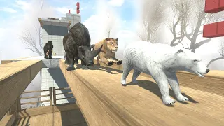 Running and Leaping 5 Levels of Prehistoric Mammals  - Animal Revolt Battle Simulator