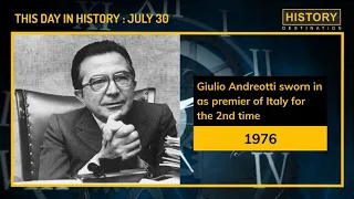 This Day In History - July 30