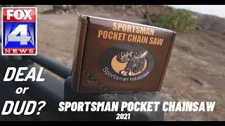 Best Camping Saw Review 2021 - Sportsman Pocket Chainsaw On Fox News