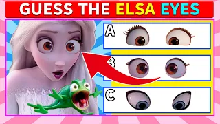 Guess the Frozen Disney Character by the Eyes by the Silhouette Quiz | Disney Princess Quiz