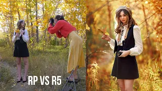 Canon R5 vs Canon RP, Backlit Natural Light Photoshoot, Behind The Scenes
