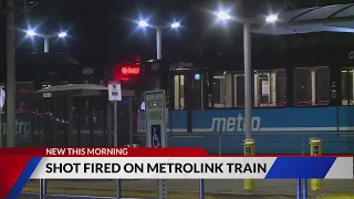 Police investigating shooting on MetroLink train
