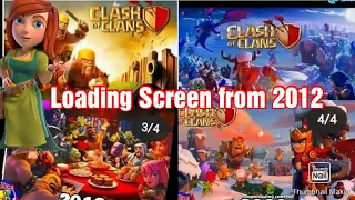 Clash Of Clans Loading Screen From 2012 to 2020 In Hindi| clash of clans