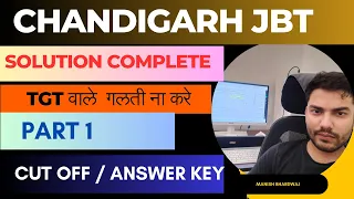 Chandigarh JBT | Chandigarh Jbt 28 april Exam Solutions  Answer Key| Cut Off  | Chandigarh TGT |