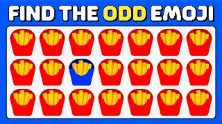 FIND THE ODD EMOJI OUT to Beast this emoji Quiz! | Odd One Out Puzzle | Find The Odd Emoji Quizzes