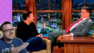 Ricky Gervais and Craig Ferguson make each other laugh HARD | Late Late Show | REACTION