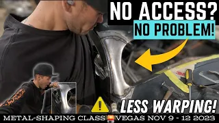 How To TIG WELD Sheet Metal - LESS WARPING When There Is No Access DIY 1939 Lincoln Zephyr Chop