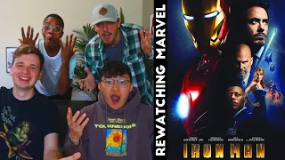 IRON MAN (2008) MOVIE REACTION *BEST MCU ORIGIN*