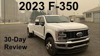 2023 F-350 Super Duty 30-Day Review (LOTS of details to share!!!)