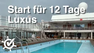 Start für 12 Tage Luxus - Singapur, Port Klang - Vlog #1 - Silver Muse (Silversea)