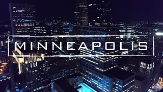 Minneapolis By Night | 4K Drone Footage