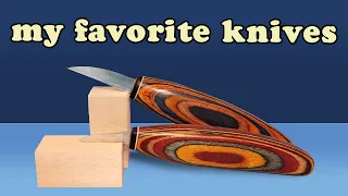 My Favorite and Most Enjoyable Knives For Whittling and Wood Carving