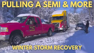 Junkyard Junkies - WINTER STORM VEHICLE RECOVERY - Cars Stuck Everywhere!